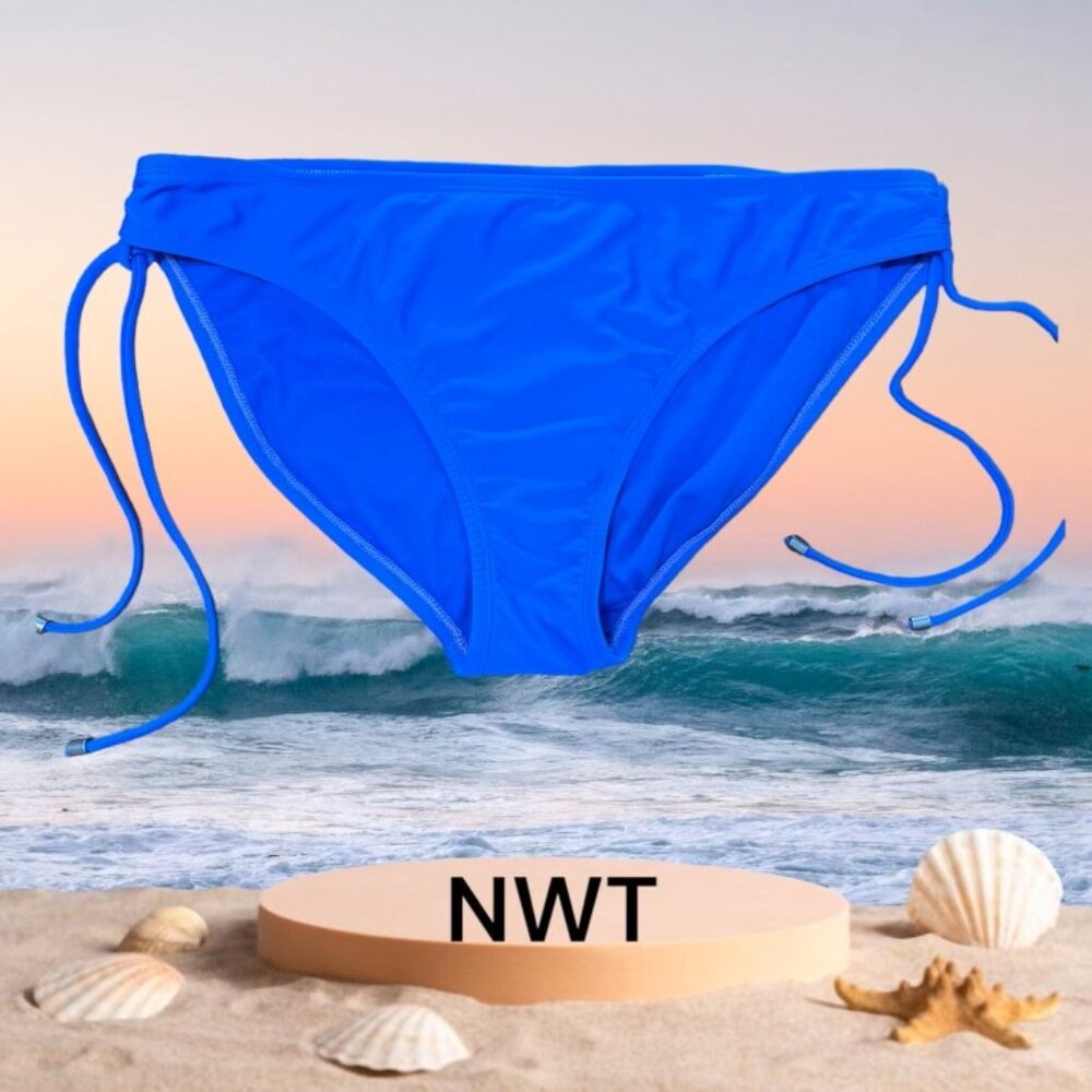 NWT CONVERSE BLUE SWIM BOTTOM/BIKINI BOTTOM XLARGE #H - Picture 1 of 4